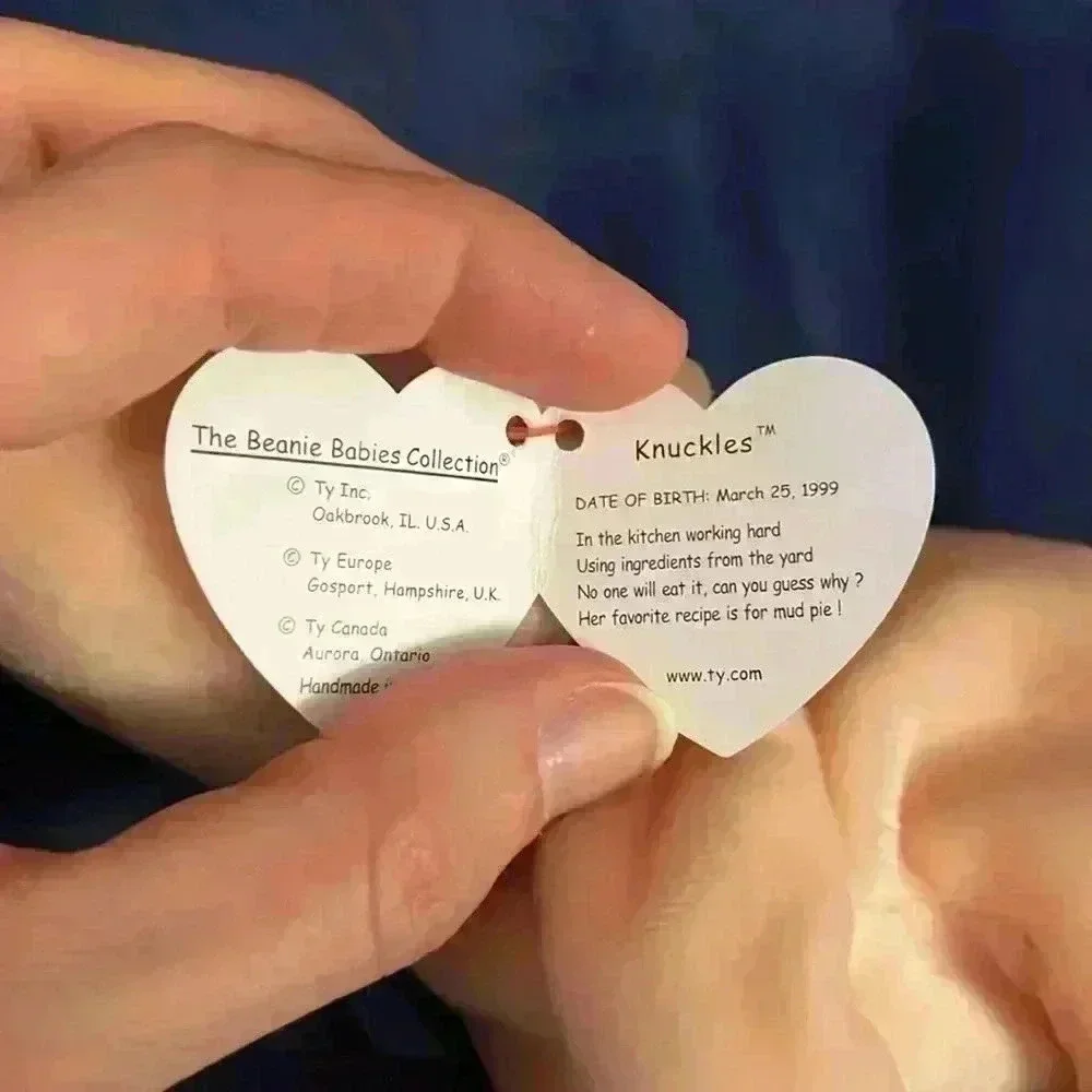 Ty Beanie Baby Knuckles.